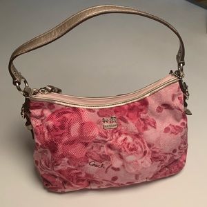 Coach floral purse